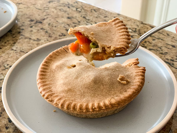 Toaster Oven Frozen Pot Pie Challenge
