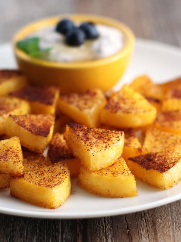 Polenta Bites (Baked or Air Fried)
