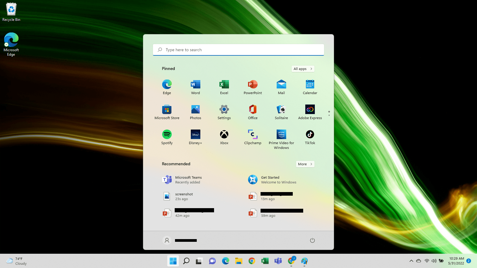 Windows 11 Screen Shots