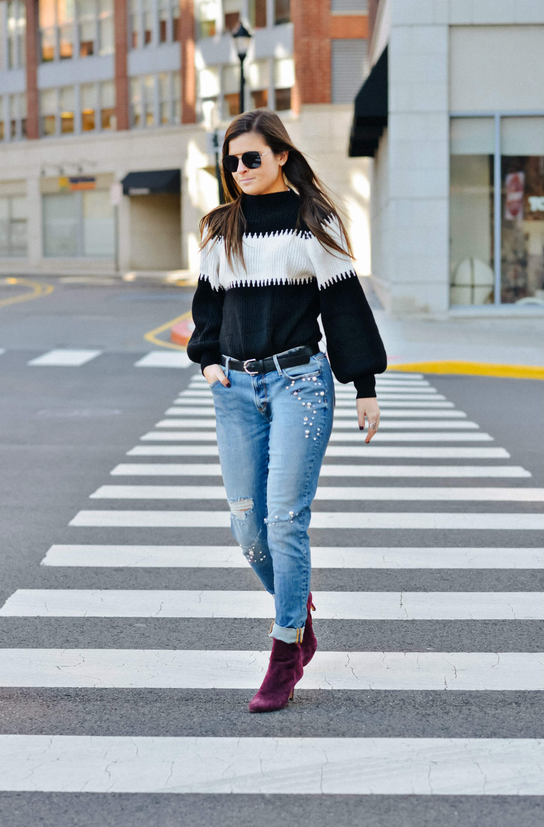 Pearl Jam Embellished Jeans