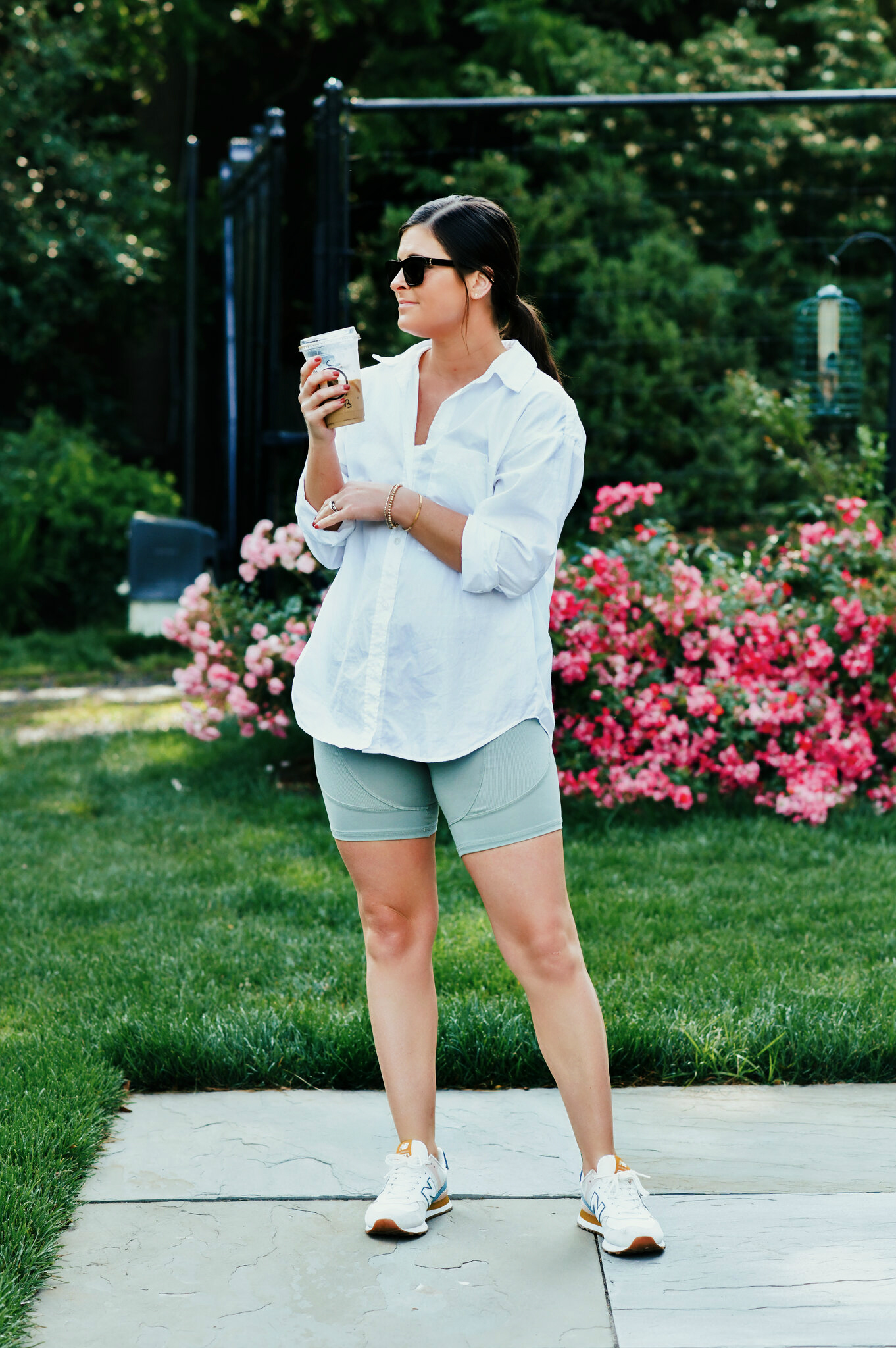 How To Wear Biker Shorts 2.0 (Postpartum Edition)