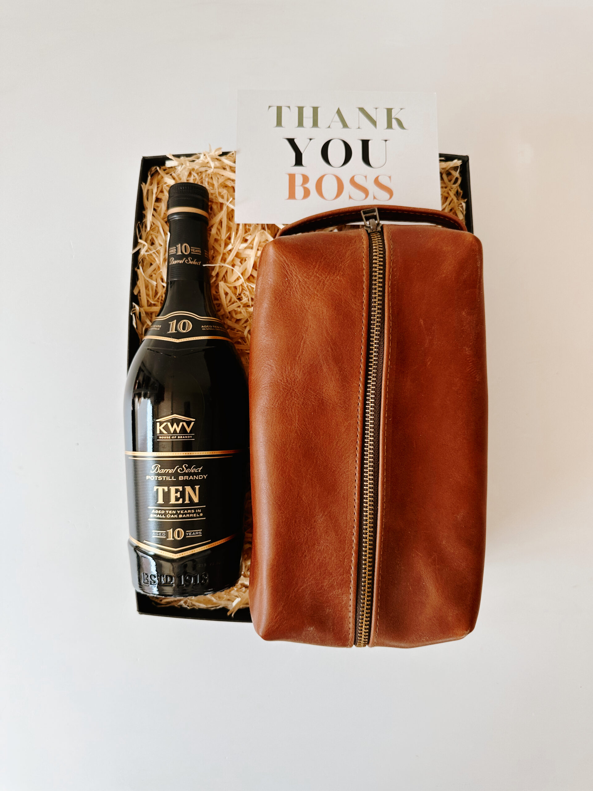 Men's Leather & Whisky Box To Be Gift Boxes