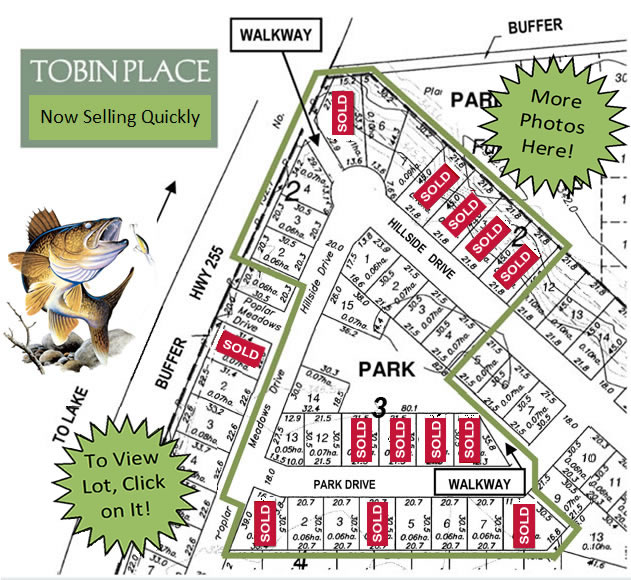 Listings of Recreational Lots For Sale at Tobin Lake Tobin Place