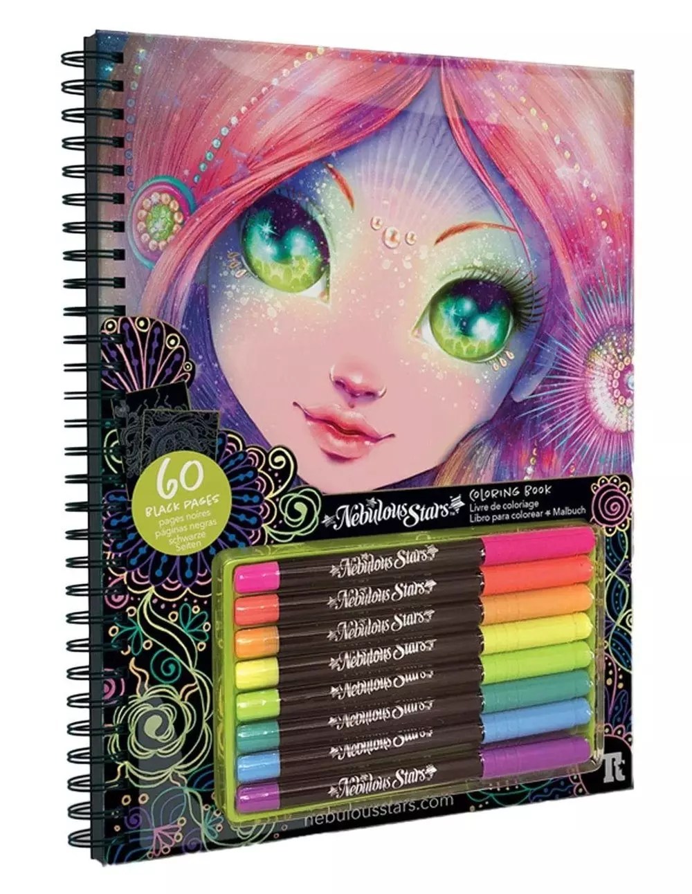 BLACK PAGES COLOURING BOOK