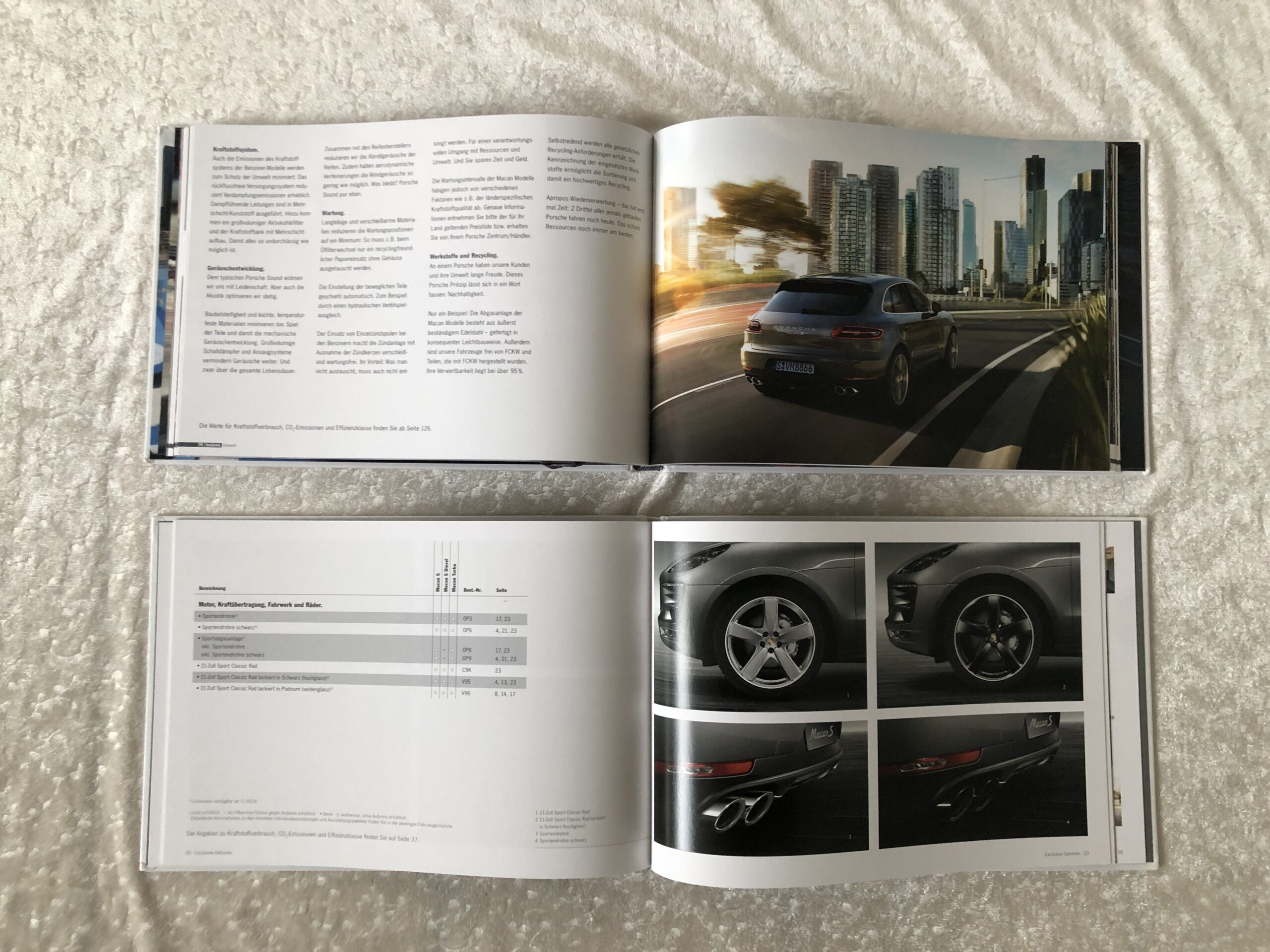 Porsche Macan brochure/sales brochure TOCO