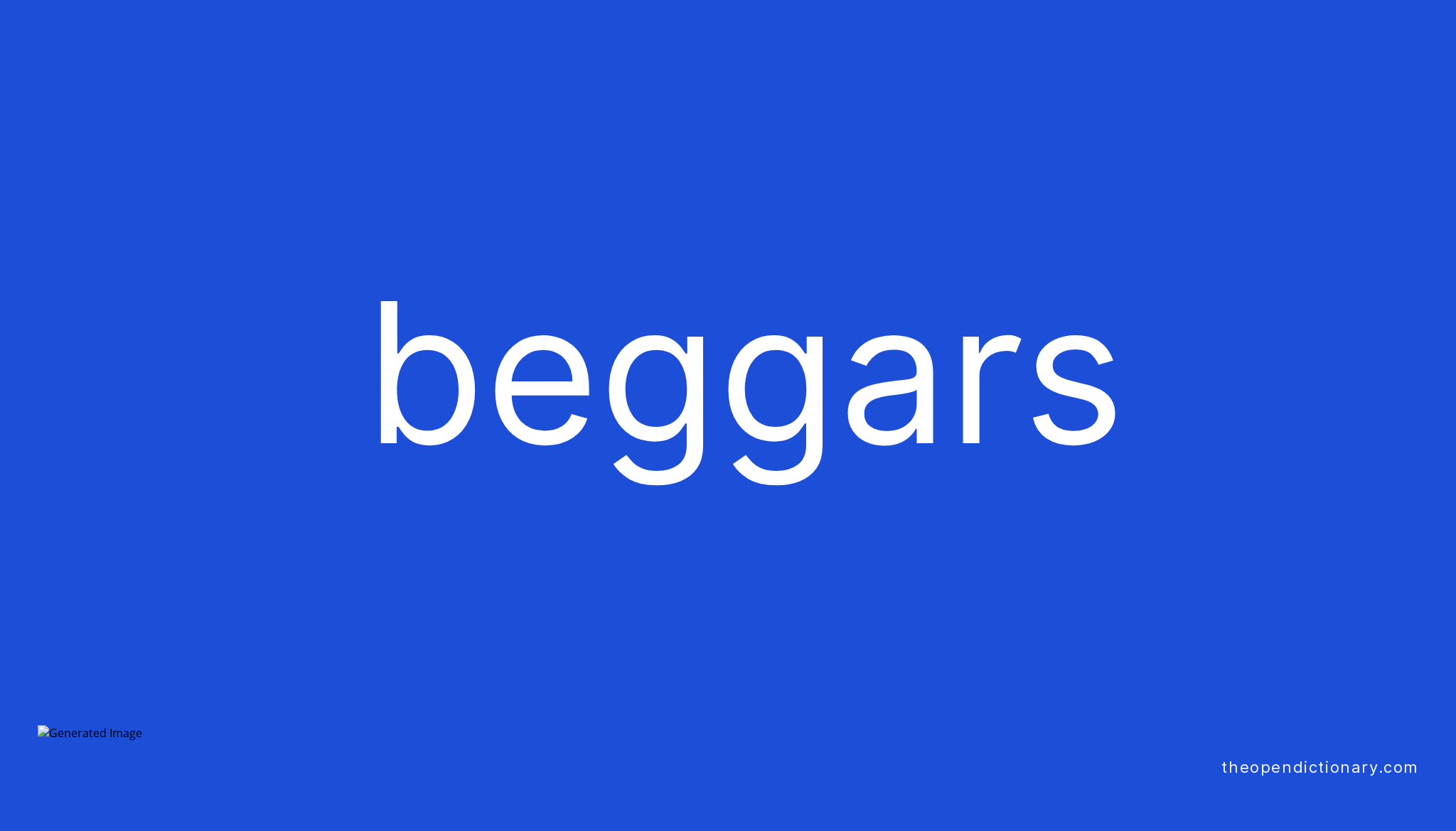 Beggars Coupons 2024 Sonia Eleonora