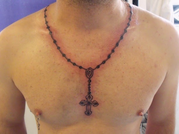 As 35 melhores fotos de tatuagem de terço para você fazer As 35 melhores fotos de tatuagem de terço para você fazer