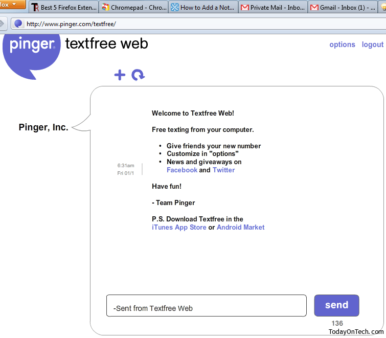 Send Free SMS and MMS Worldwide from Phone or Web TextFree Gadget News