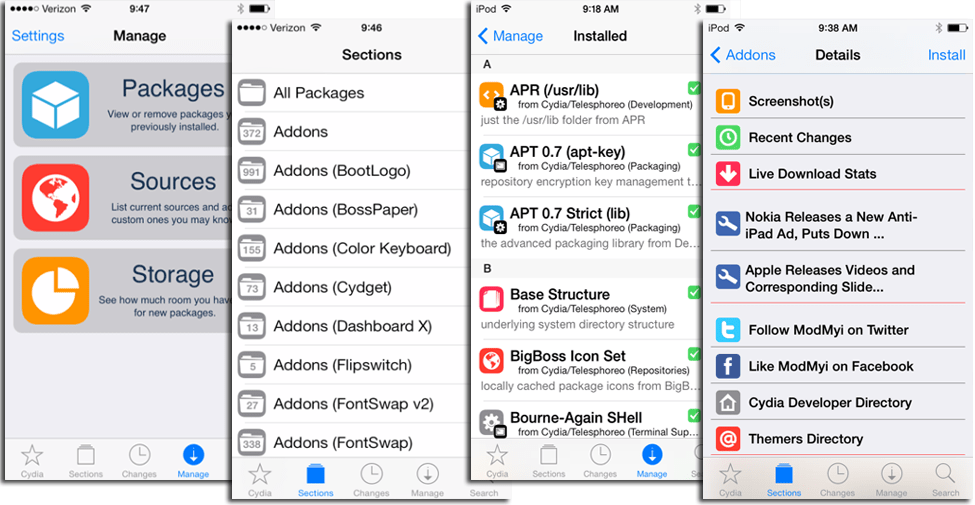 Best Cydia Sources/Repos of 2014 for iOS 7.x Tweaks and Mods Gadget News