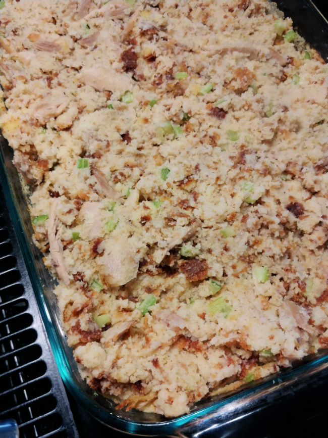 Southern Chicken Cornbread Dressing