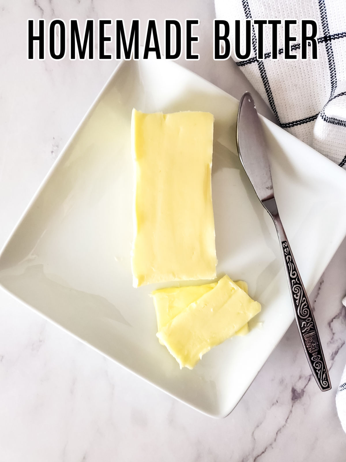 Homemade Butter Recipe Today's Creative Ideas