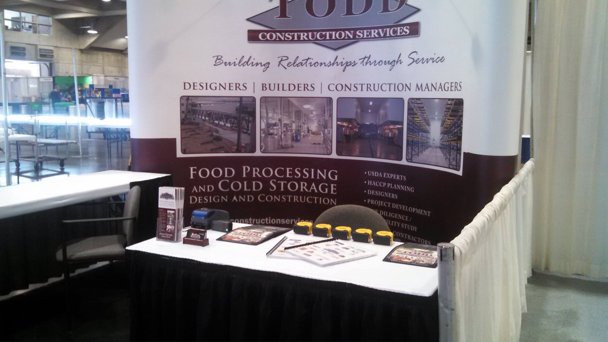 Todd Construction's Booth at the Food Processing Expo 2015 Cold