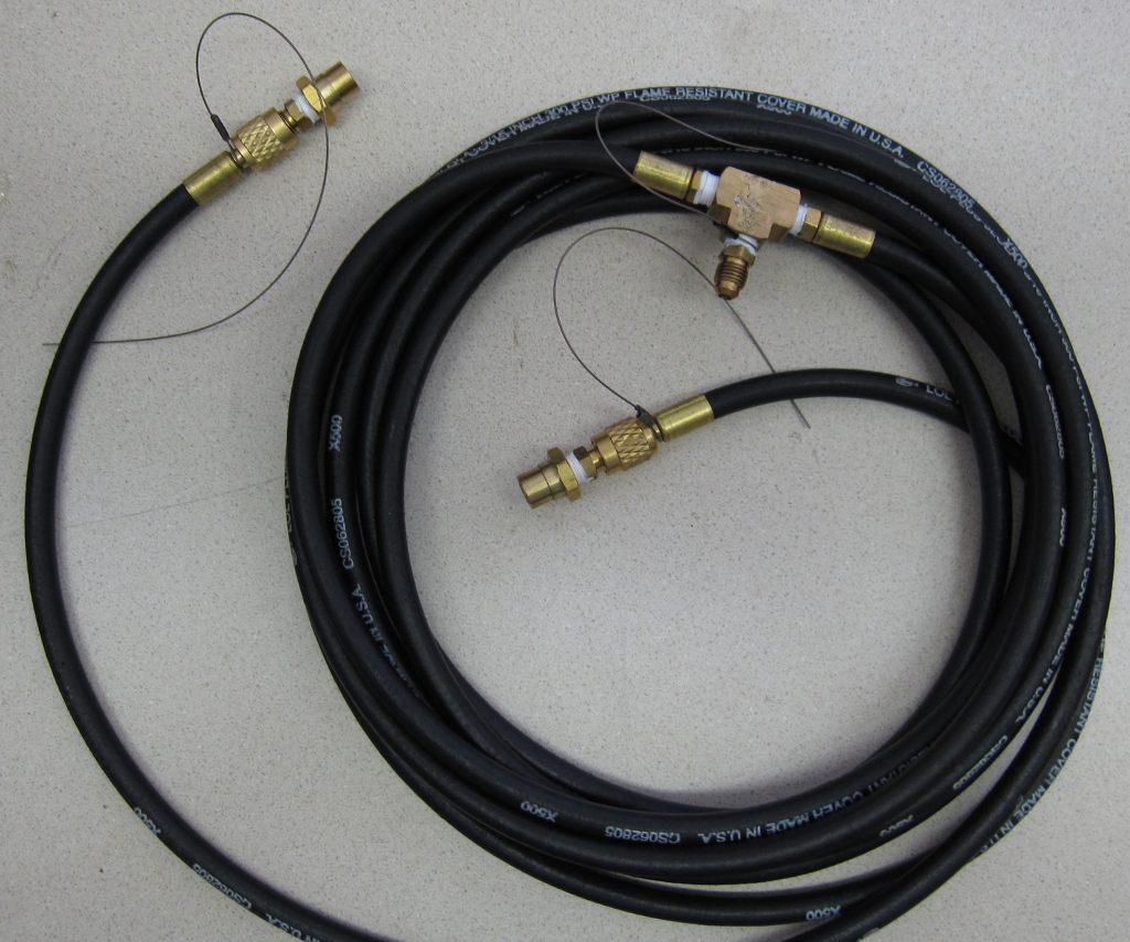 How do I build up pitot/static hoses?