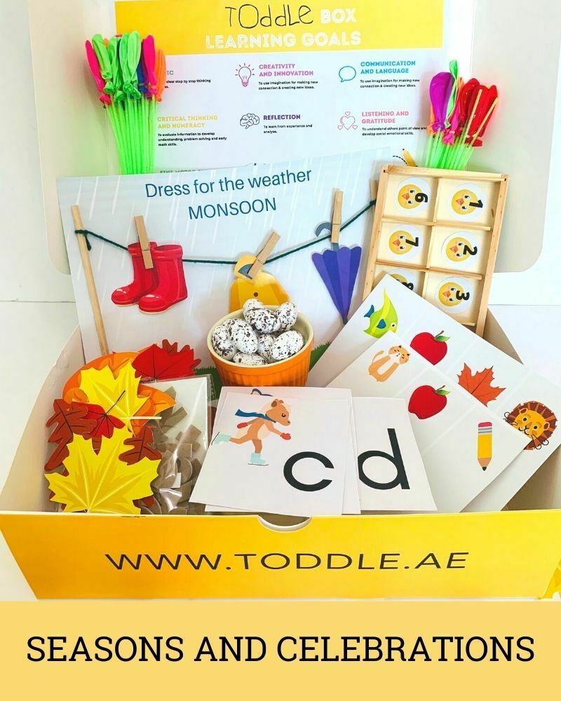 Seasons and Celebrations Learning Box For Kids Toddle
