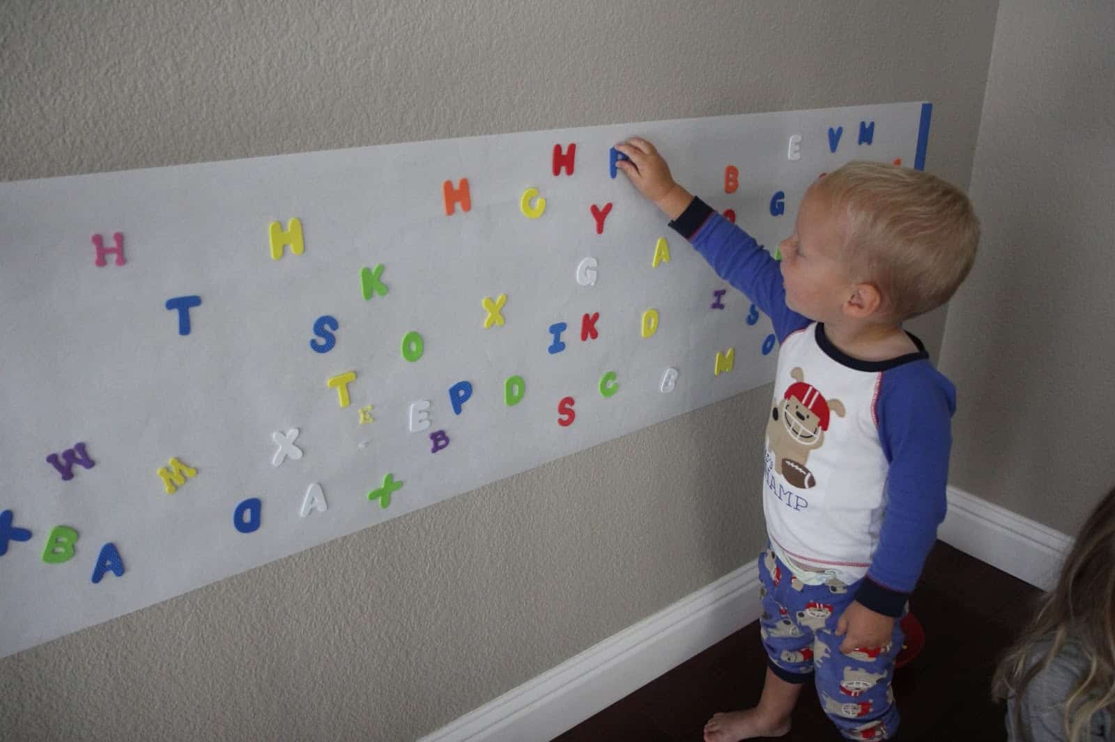Giant Alphabet Sticker Connect the Dots Game Toddler Approved