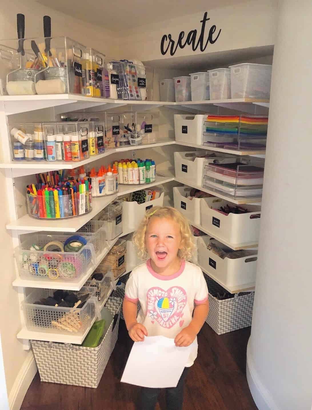 Awesome Kids Craft Storage & Organization Tips Toddler Approved