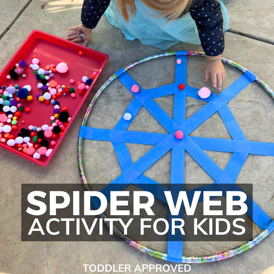 Spider Web Fine Motor Activity Toddler Approved