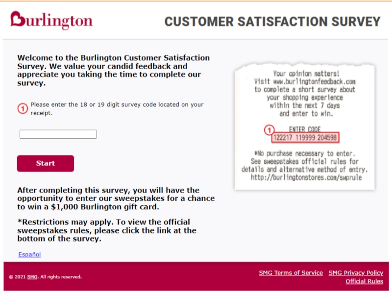 Win a Burlington Gift Card worth 1,000