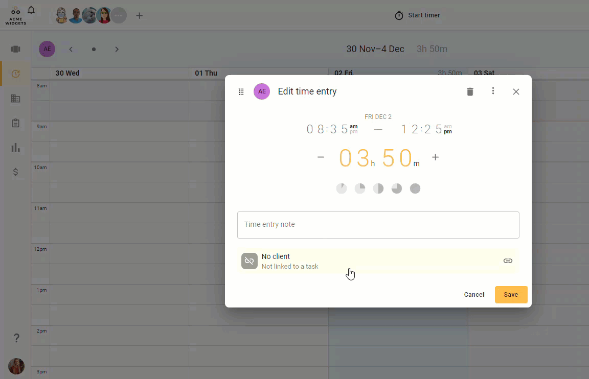 todo.vu’s Calendar Add Tasks, Time Entries & More Support