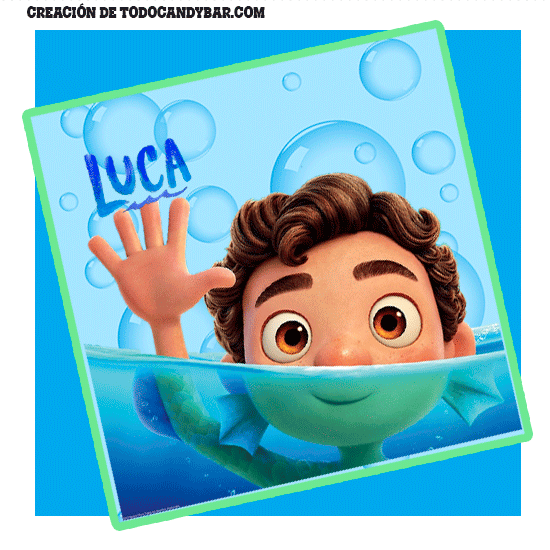 Kit Imprimible de Luca descarga gratis Todo Candy Bar