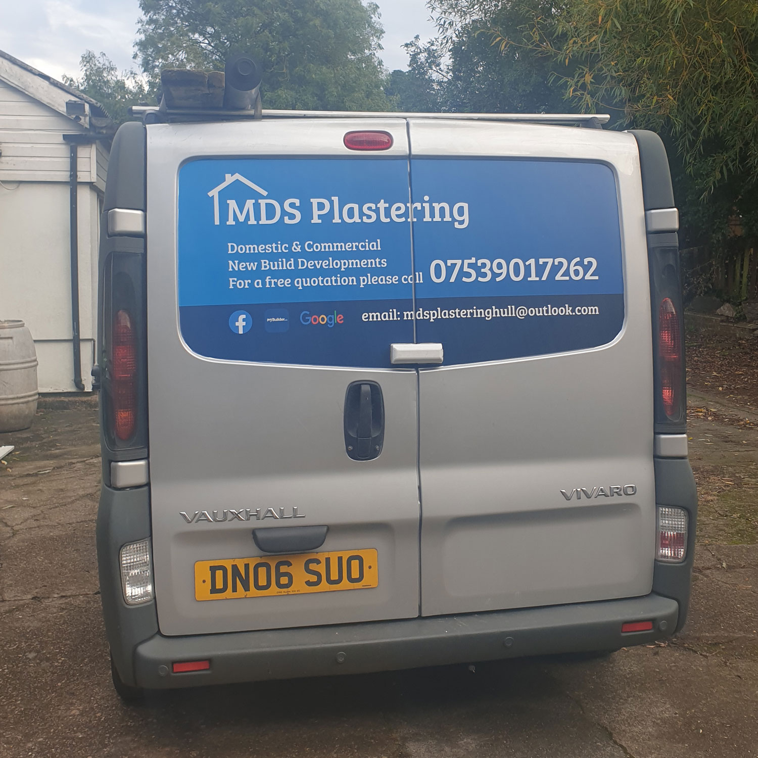Van Panel laminated vinyl graphics x3 DIY install To Do Designs
