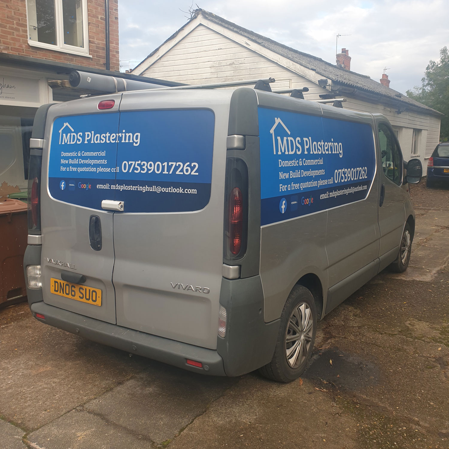 Van Panel laminated vinyl graphics x3 DIY install To Do Designs