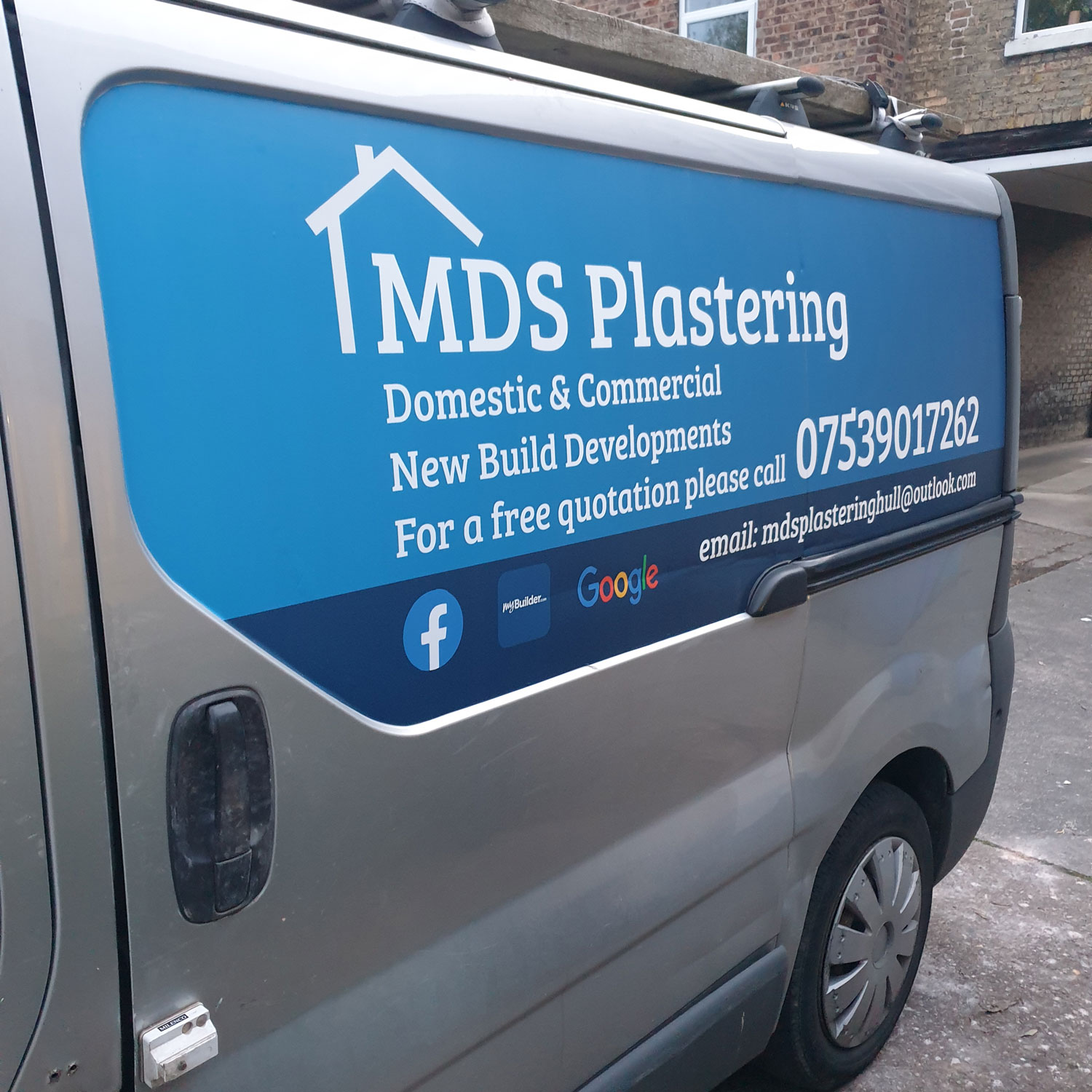 Van Panel laminated vinyl graphics x3 DIY install To Do Designs