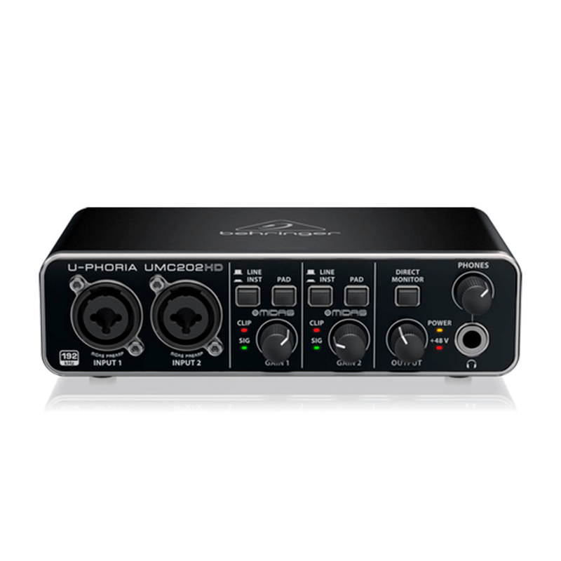 INTERFAZ DE AUDIO BEHRINGER UMC202HD Main Todo Música