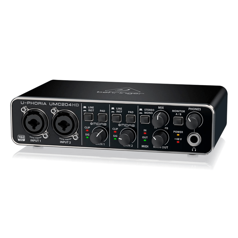 INTERFAZ DE AUDIO BEHRINGER UMC204HD Main Todo Música