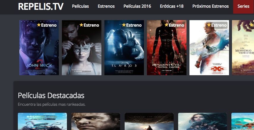 8 Páginas para ver películas online gratis en español 2019