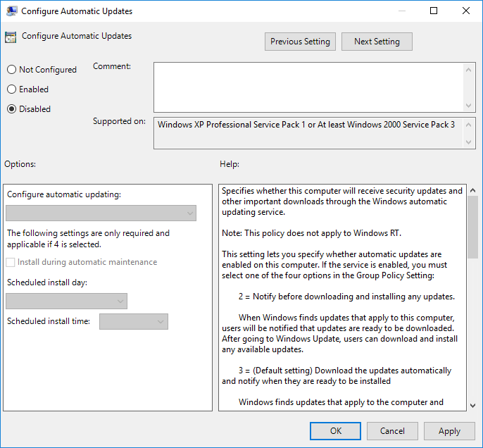 Detener completamente la actualización de Windows 10 [GUÍA]