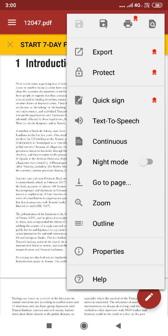 4 mejores aplicaciones para editar PDF en Android