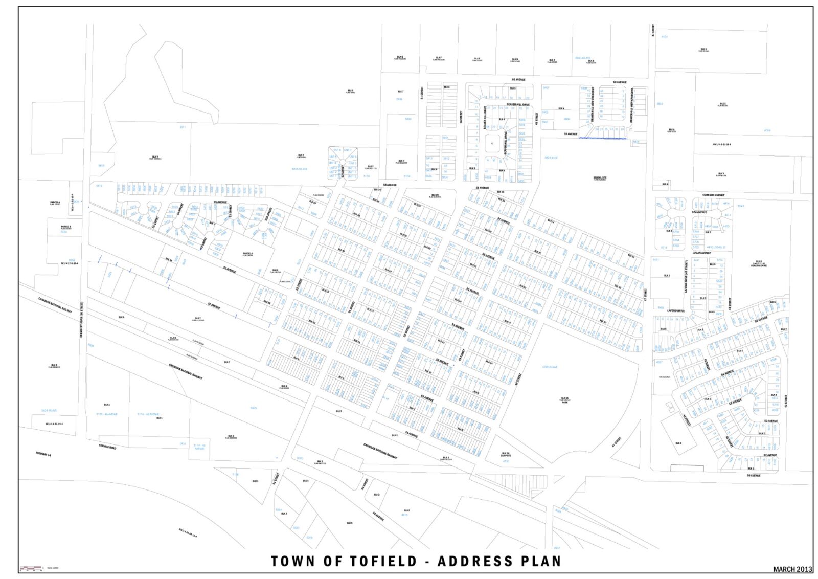 Maps Town of Tofield