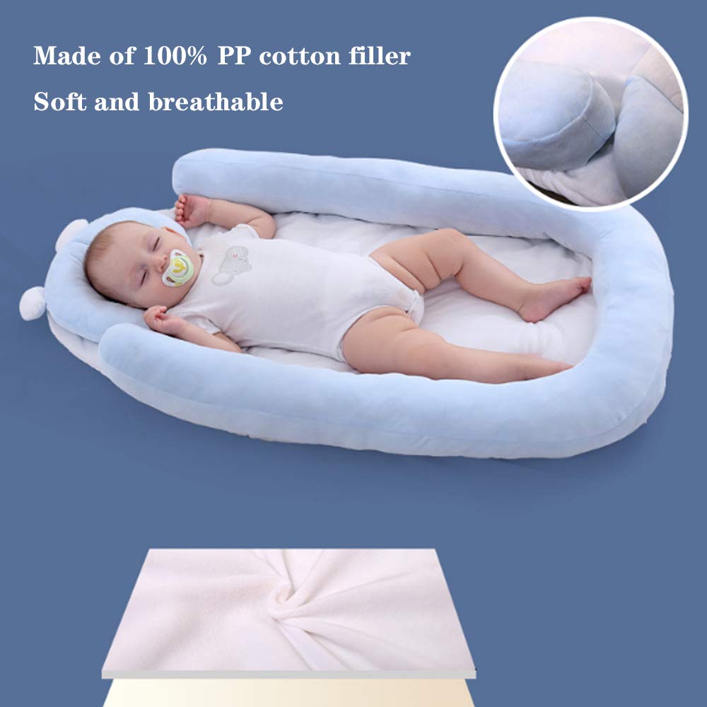 TOFOAN Baby Lounger Nest with Head Shaping Pillow TOFOAN