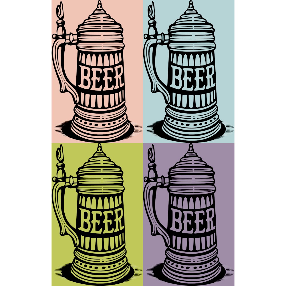 Downloadable Beer Stein vector images (.svg .png) TofuJoe