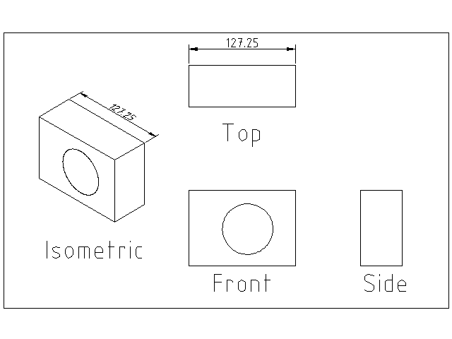 QCAD Isometric Projections made easy Toggen Technology