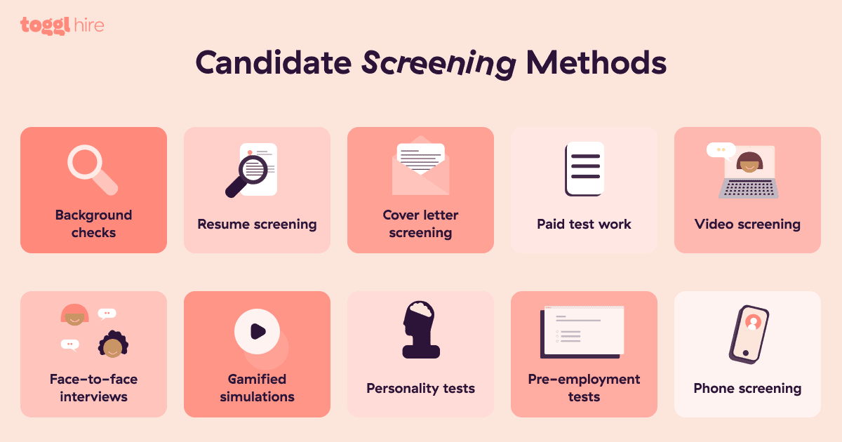 11 Popular Methods for Screening Candidates in 2024