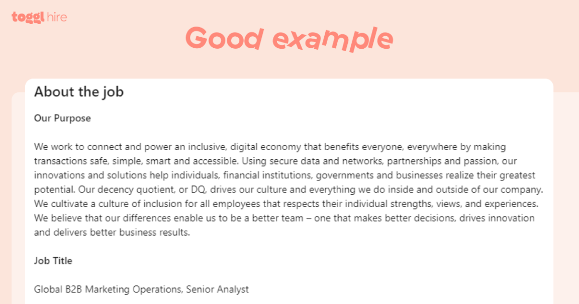 15 Creative Job Description Examples for Inspiration • Toggl Hire