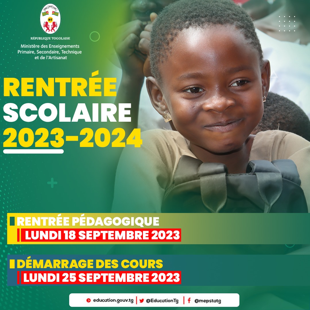 The dates of the 20232024 school year remain unchanged Togotimes News Directory 3 The dates of the 20232024 school year remain unchanged Togotimes News Directory 3