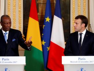 conde et macron La crise togolaise au menu des discussions entre Macron et Condé à l'Elysée
