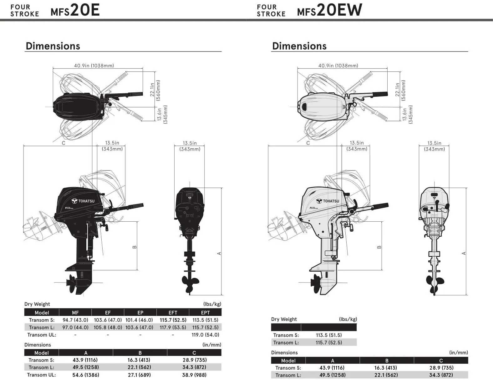 New Tohatsu 20 HP Outboards On Sale Now With Free Delivery!