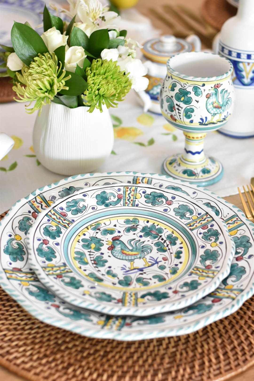 A Dreamy Italian Table My Authentic Dinnerware Collection to have