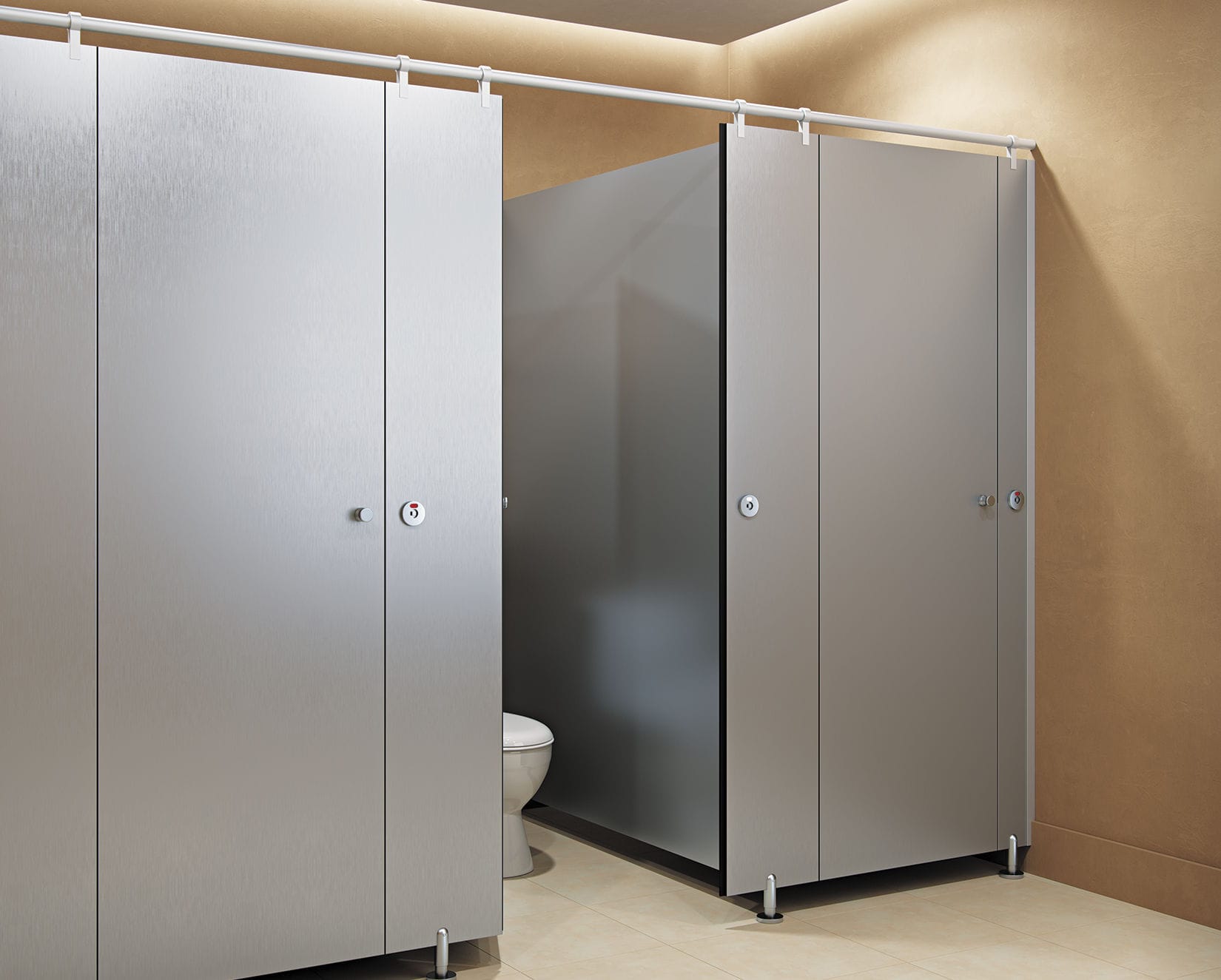Kontraktor Toilet Cubicle (Kaca, Phenolic, PVC, Wooden) ☎ 0821 1447 7155