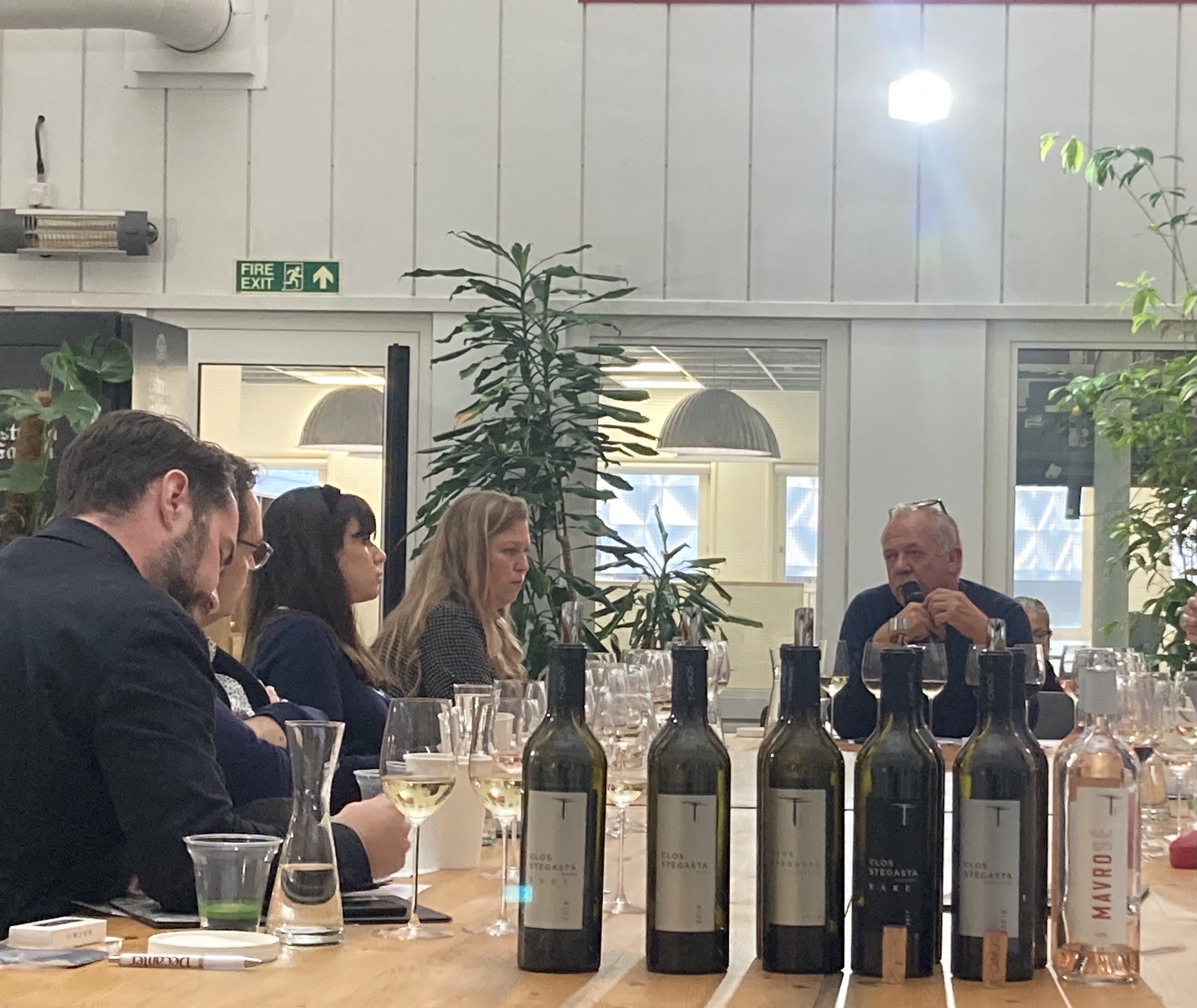 Decanter wine tasting in London Toinos