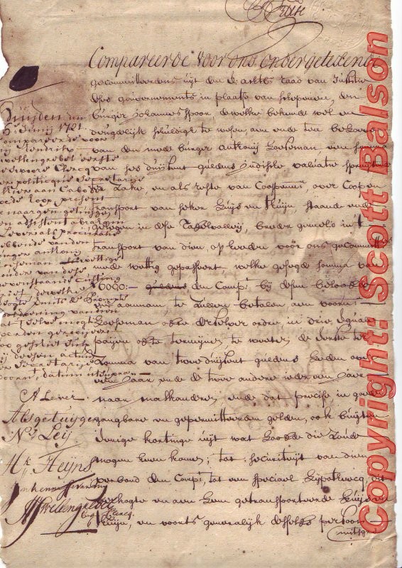 Various Cape of Good Hope Land Grants and related histories.