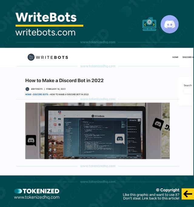 Discord Developer Portal Create Your First Discord Bot — Tokenized (2022)