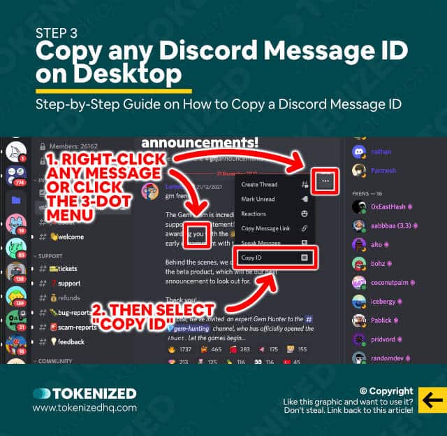 Solved How to Copy a Discord Message ID the Right Way — Tokenized