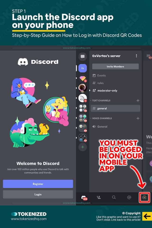 Solved How to Log In With a Discord QR Code — Tokenized