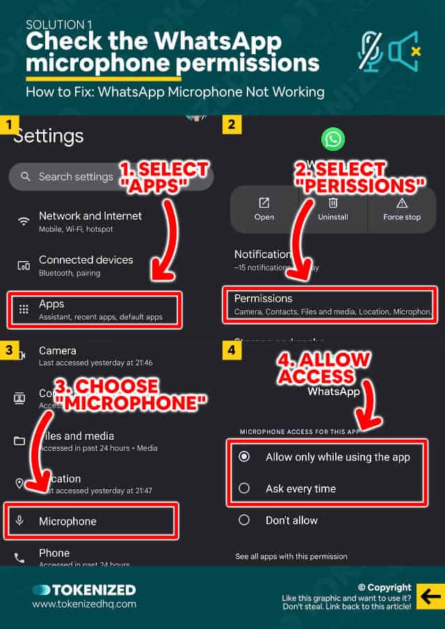 [SOLVED] 6+ Fixes for WhatsApp Audio Not Working — Tokenized