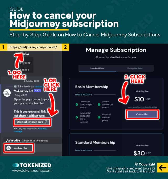 How to Buy & Cancel a Midjourney Subscription — Tokenized